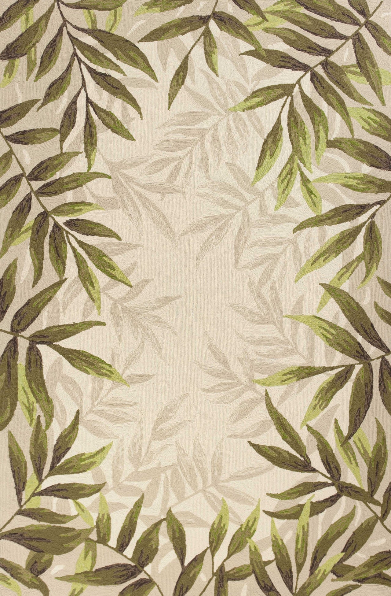 Sand Leaves UV Treated Outdoor Rug