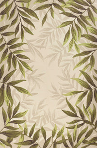 Thumbnail for Sand Leaves UV Treated Outdoor Rug