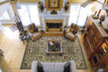 Green Floral Traditional Indoor Area Rug