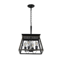 Thumbnail for 4-Light Vintage Antique Chandeliers Light Fixture
