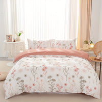 Thumbnail for 3Piece Floral Duvet Cover Set