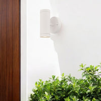 Thumbnail for White LED Two Light Can Shape Wall Sconce