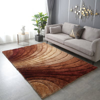 Thumbnail for Sedona 3D Brown Shag Rug