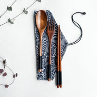 Thumbnail for Reusable Handmade Natural Wood Cutlery Set