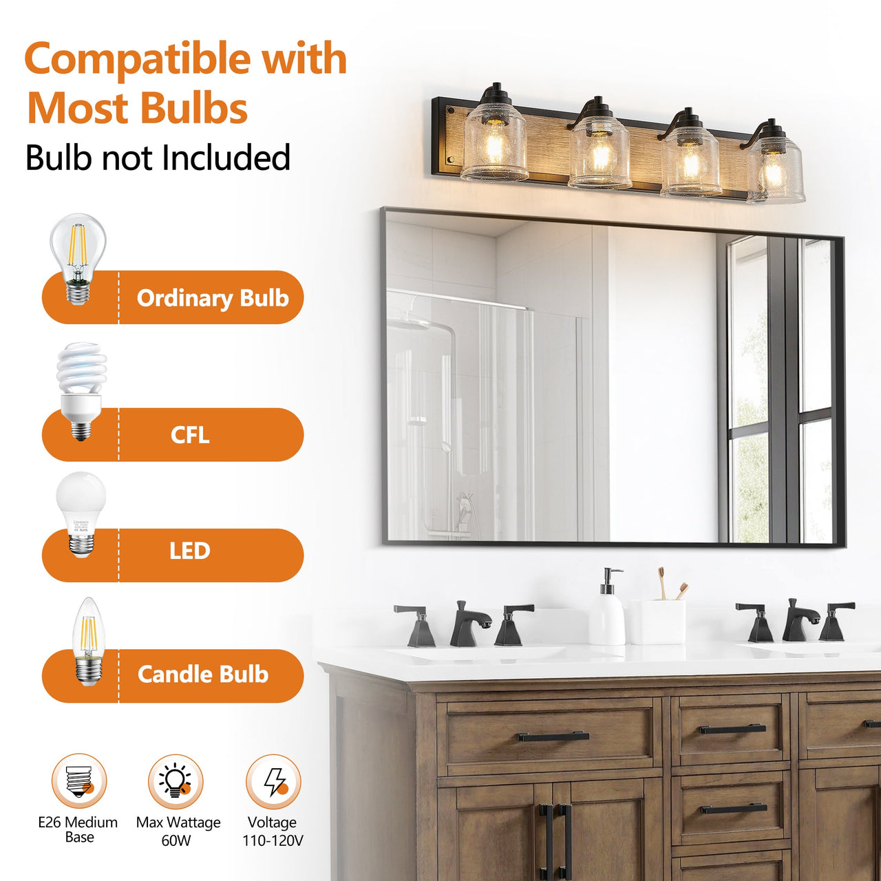 Farmhouse Vanity Light Fixture