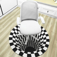 Thumbnail for 3D Vortex Optical Illusion Carpet - Casatrail.com