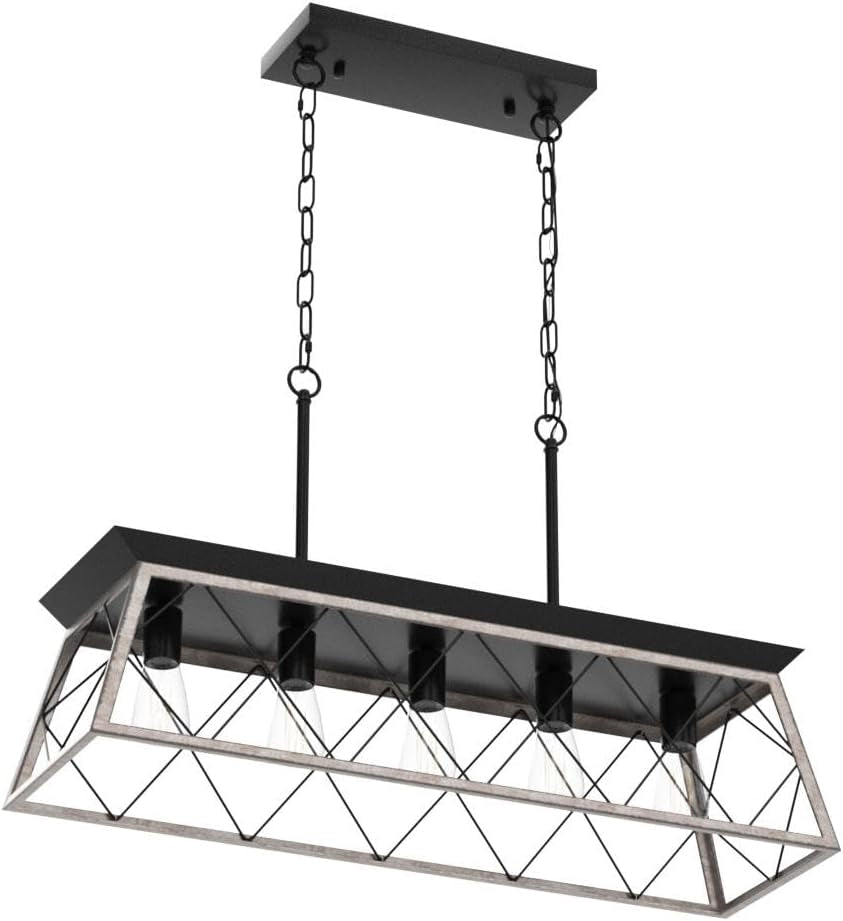 Rustic 5-Light Vintage Chandelier