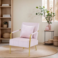 Thumbnail for Modern Velvet Accent Chair For Living Room