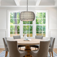 Thumbnail for 5-Lights Rattan Chandelier