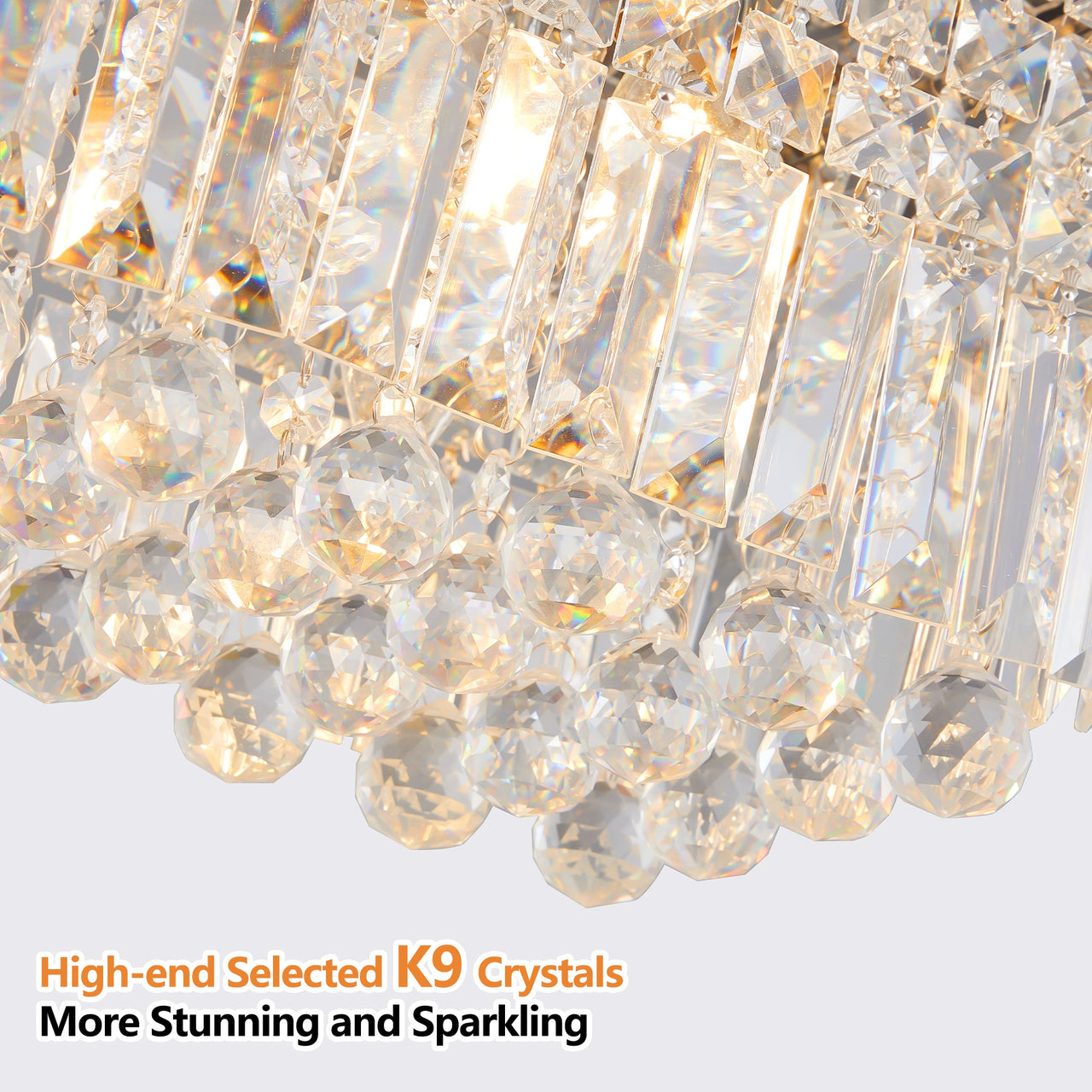 Modern Crystal Chandelier - 8-Light