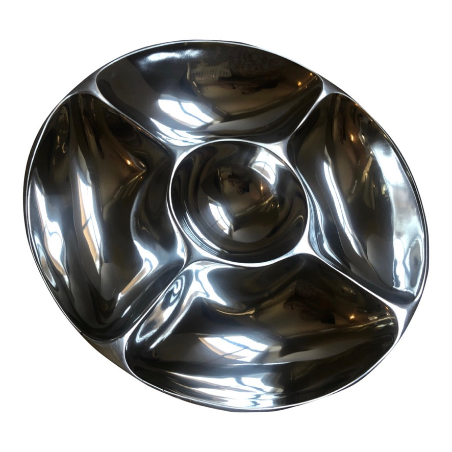 5-Section Snack / Salsa Serving Platter