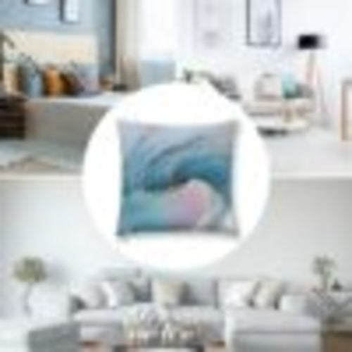Plush pillow case Abstract Design
