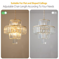 Thumbnail for Crystal Chandelier Modern Lights Fixture