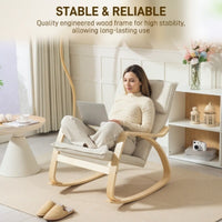 Thumbnail for Upholstered Lounge Chair Recliner With High Back And Headrest