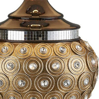 Thumbnail for Glitzy Gold Bejeweled Table Lamp