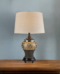 Thumbnail for Glitzy Gold Bejeweled Table Lamp