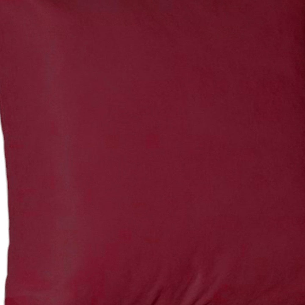 Set of Four 22" Red Throw Pillow Covers