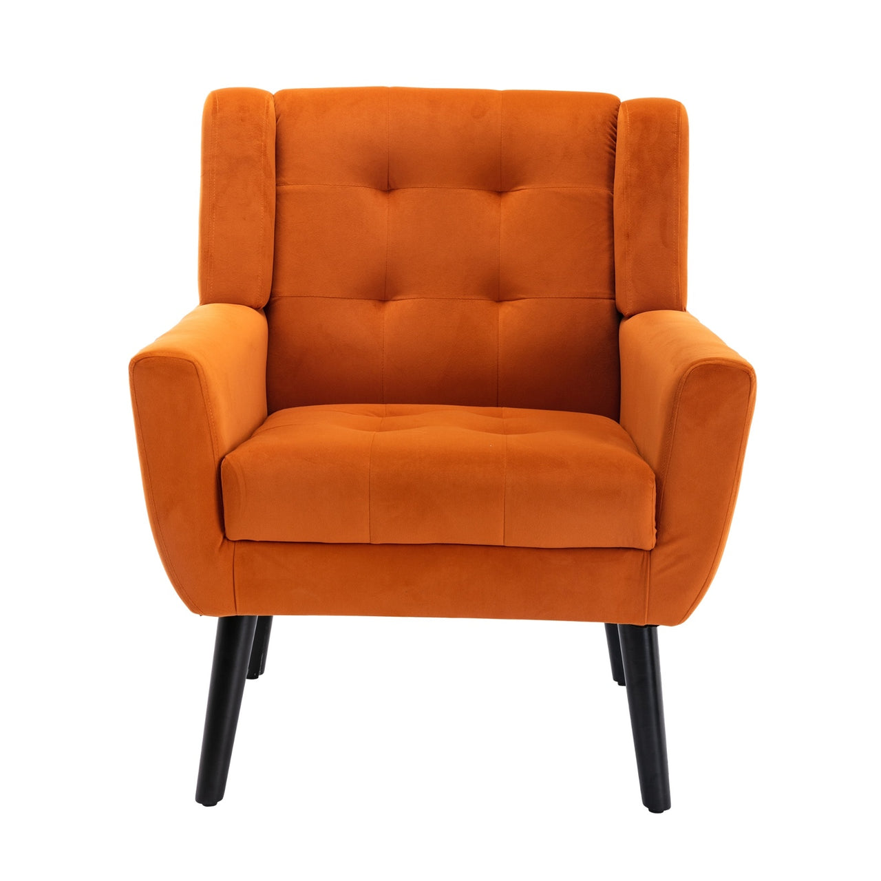Modern Soft Velvet Ergonomic Accent Chair For Living Room
