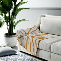 Thumbnail for Leopard Stripes Plush Throw