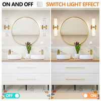 Thumbnail for Golden and Elegant Resin Wall Sconce