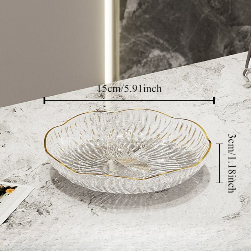 Petal Shaped Snack Plates Set of 3