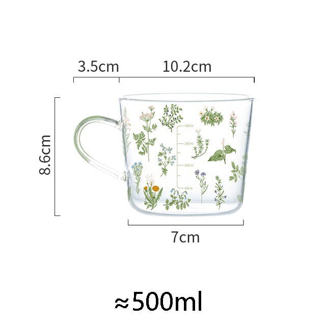 500ml Creative Glass Scale Mug - Casatrail.com