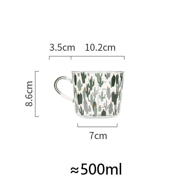 500ml Creative Glass Scale Mug - Casatrail.com
