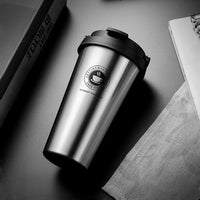 Thumbnail for 500ml Insulated Travel Coffee Cup with Lid and Handle - Casatrail.com