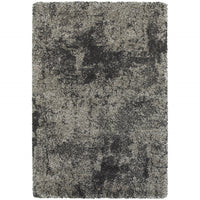 Thumbnail for Black and Gray Abstract Shag