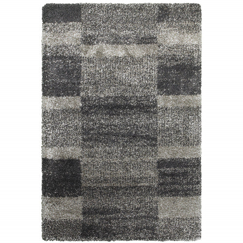 Gray Geometric Shag