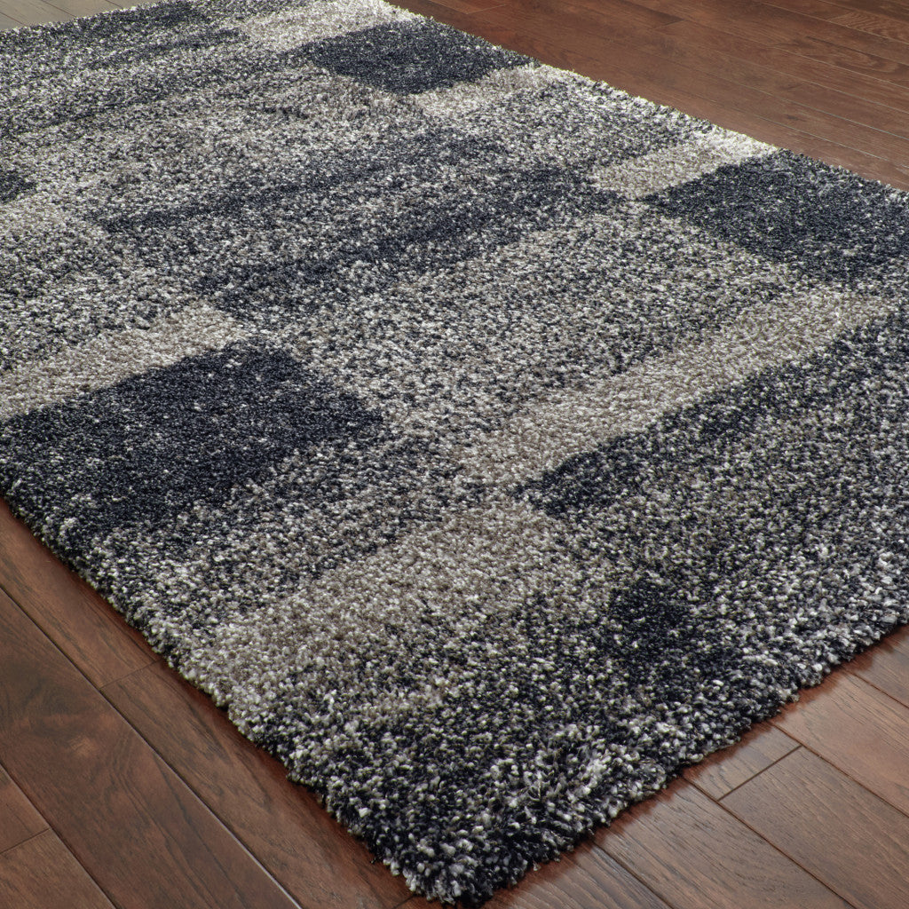 Gray Geometric Shag