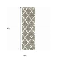 Thumbnail for Geometric Shag Power Loom & Stain Resistant