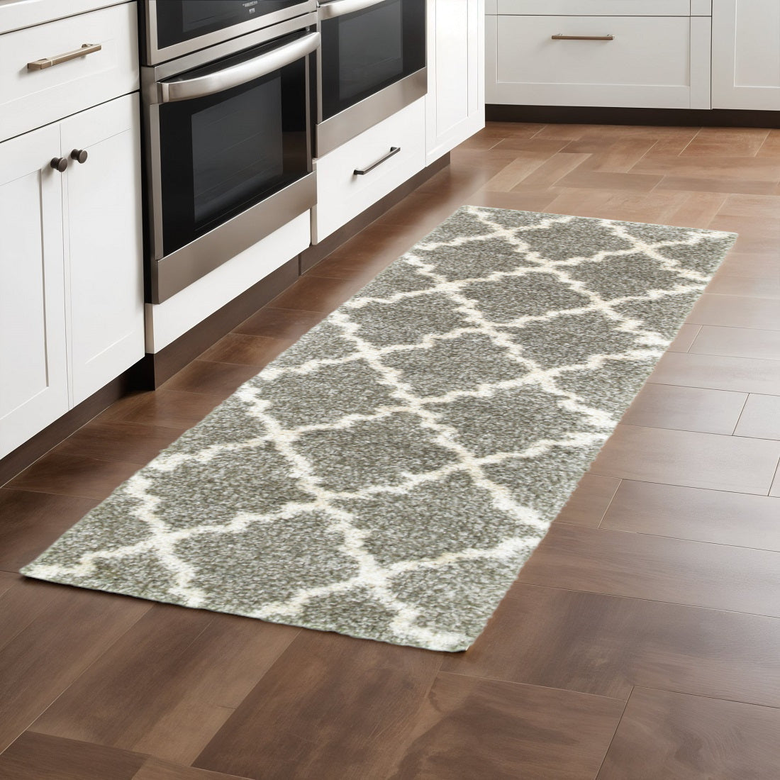 Geometric Shag Power Loom & Stain Resistant