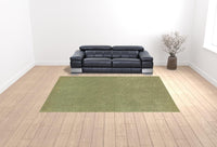 Thumbnail for Olive Green Stain Resistant Shag