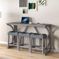 Thumbnail for Bar Table Set With Power Outlet