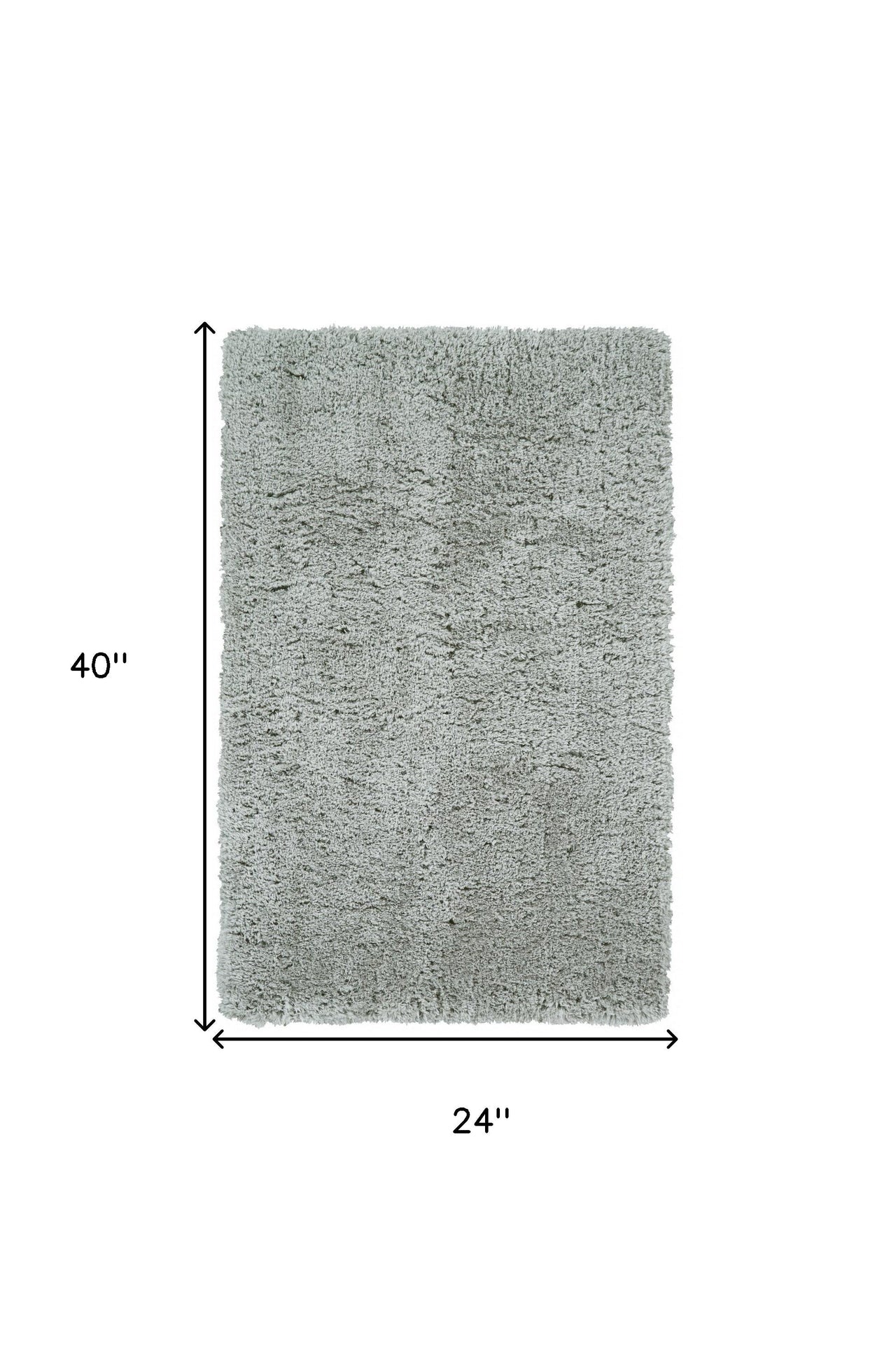 Gray Silver And Taupe Shag Tufted Handmade