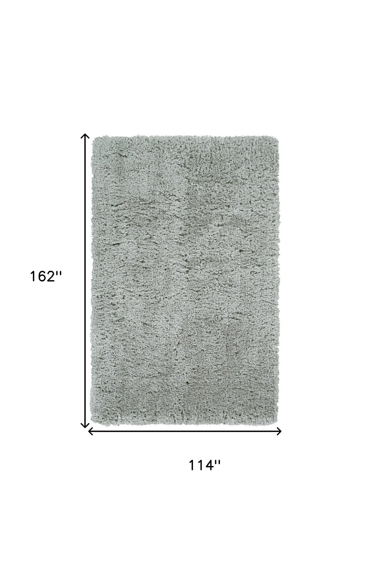 Gray Silver And Taupe Shag Tufted Handmade