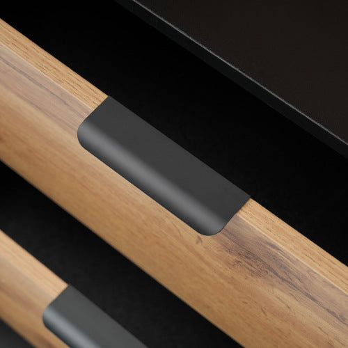 Sideboard Cabinet Dresser With 6 Drawers And 2 Open Shelves