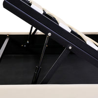 Thumbnail for Functional Bed With Slatted Frame And Storage