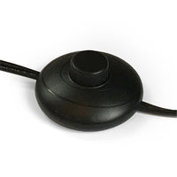 Thumbnail for Black Column Floor Lamp With Clear Seeded Glass Globe Shade