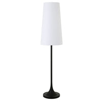 Thumbnail for Black Novelty Floor Lamp With White Frosted Glass Drum Shade