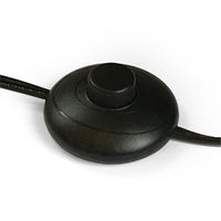 Thumbnail for Black Novelty Floor Lamp With White Frosted Glass Drum Shade