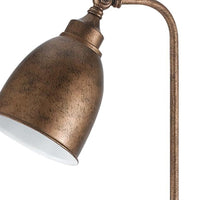 Thumbnail for Bronze Metal Adjustable Lantern Table Lamp With Bronze Dome Shade
