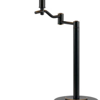 Thumbnail for Metal Swing Arm Lamp With Off White Empire Shade