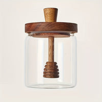 Thumbnail for Glass Honey Jar with Wooden Stick