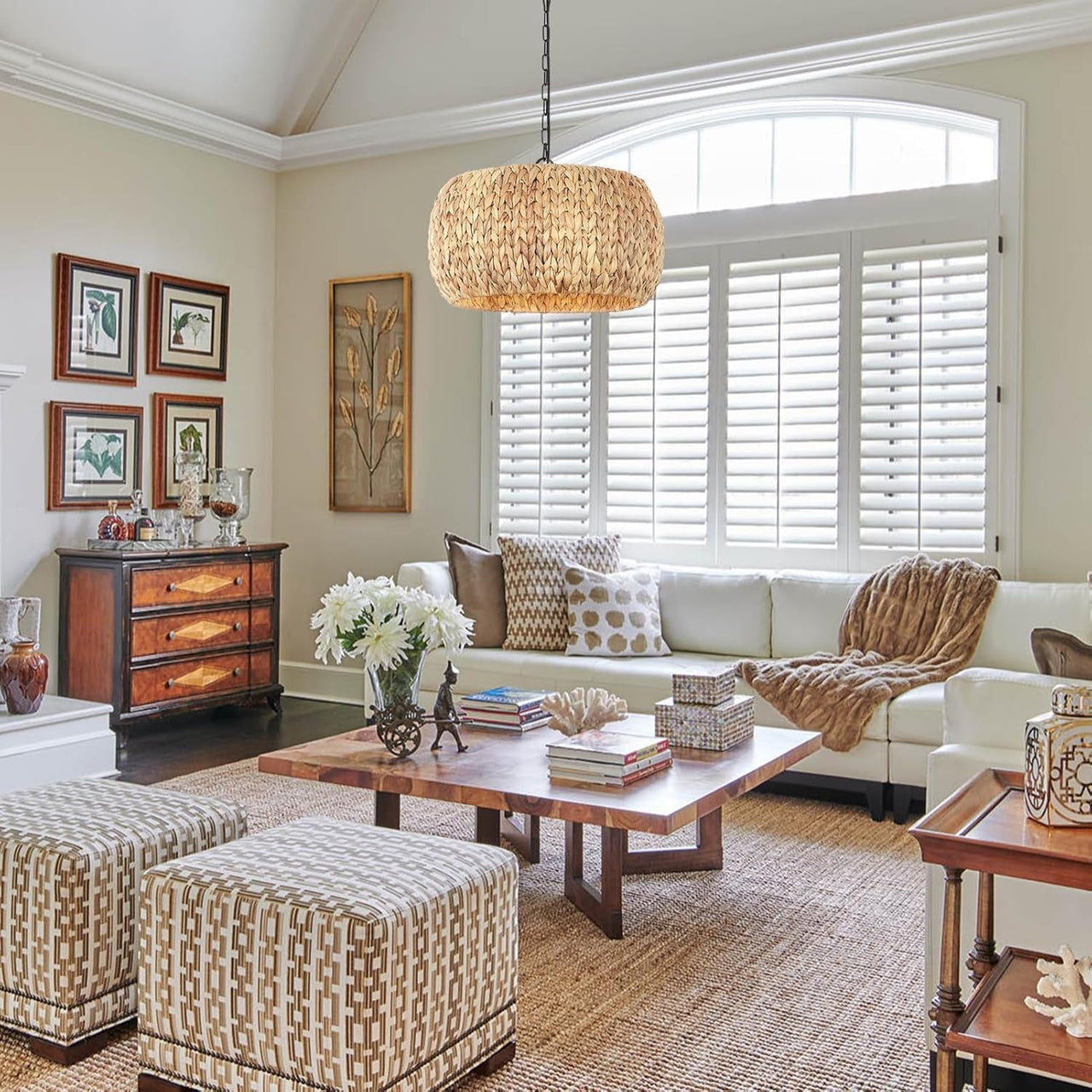 5-Light Boho Chandelier Light