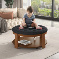 Thumbnail for Round Footstool Coffee Table
