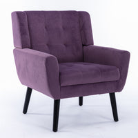 Thumbnail for Modern Soft Velvet Ergonomic Accent Chair For Living Room