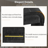 Thumbnail for Unique Retro Silhouette Console Table with Two Top Drawers
