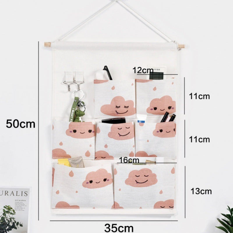Fabric Wall Hanging Bag For Storage